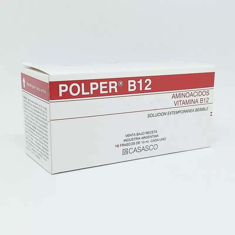Comprar POLPER B12 BEBIBLE CAJA X 10 AMP Con Descuento de 20% en Farmacia y Perfumería Catedral