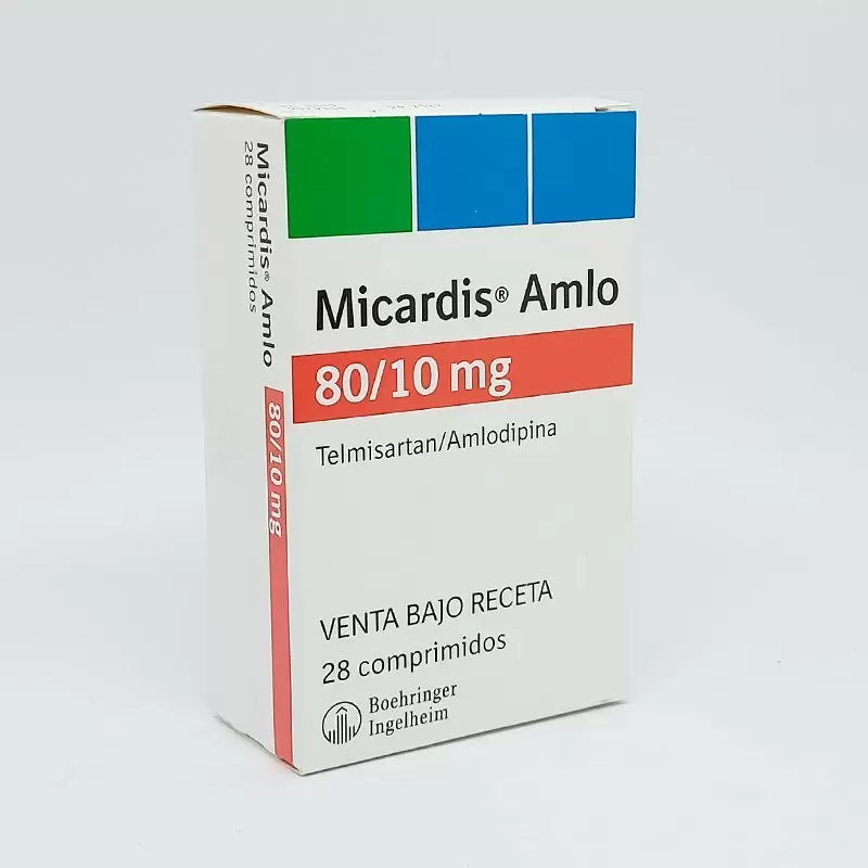  MICARDIS AMLO 80/10 MG CAJA X 28 COMP