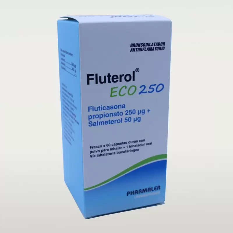  FLUTEROL ECO 250 FCO X 60 CAPS