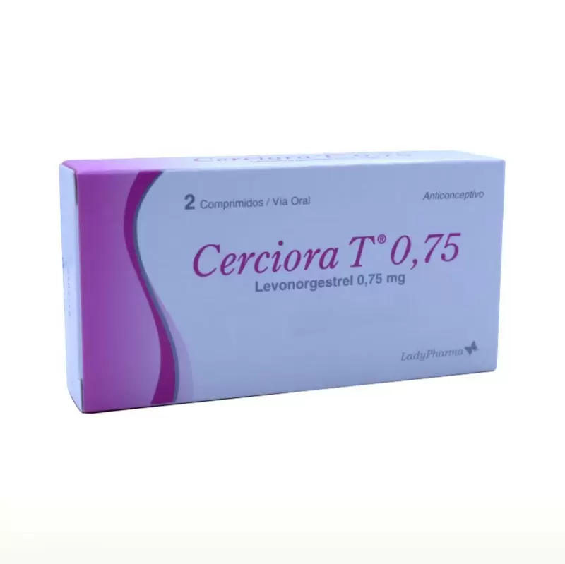  CERCIORA T 0,75 MG CAJA X 2 COMP