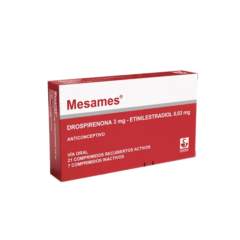  MESAMES 21 COMP RECUBIERTOS ACTIVOS+7 COMPRIMIDOS INACTIVOS