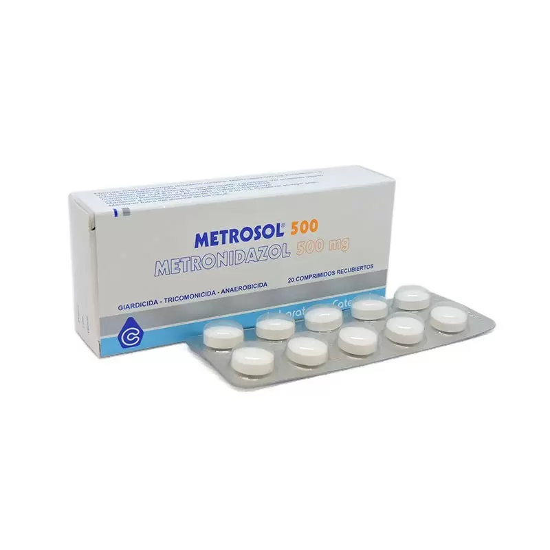 Comprar METROSOL 500 MILIGRAMOS CAJA X 20 COMP Con Descuento de 20% en Farmacia y Perfumería Catedral