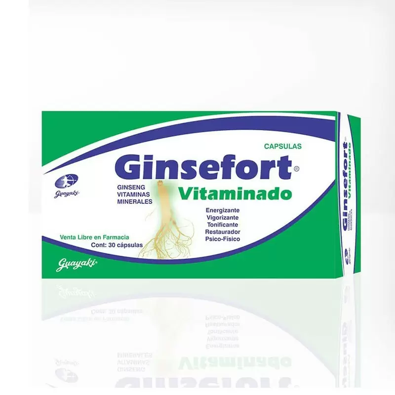 Comprar GINSEFORT VITAM CAJA X 30 COMP Con Descuento de 20% en Farmacia y Perfumería Catedral