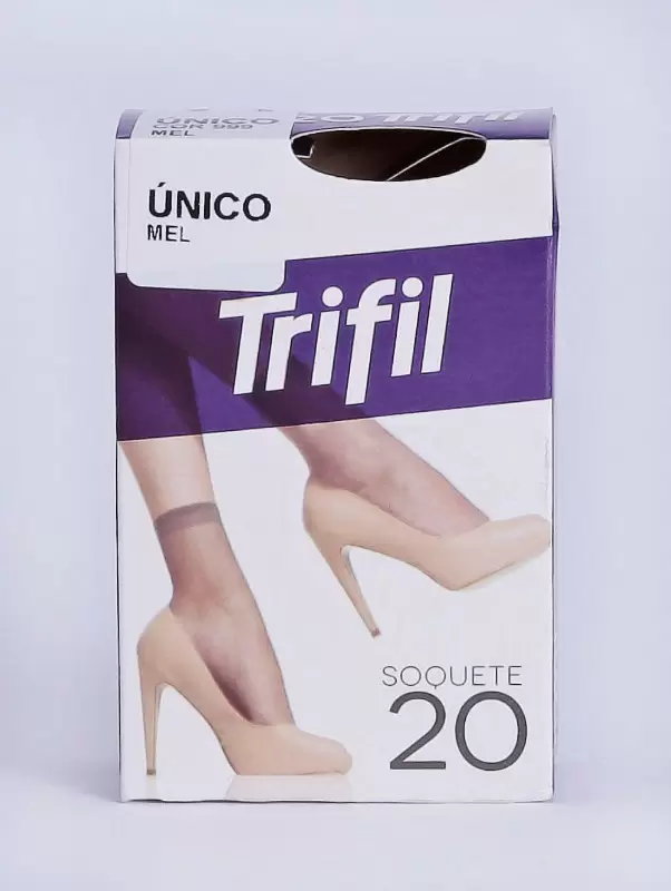  MEDIAS TRIFIL SOQUETE MIEL TALLE ÚNICO