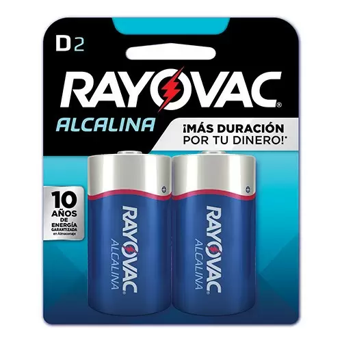  RAYOVAC 83173 PILA ALKA GRANDE blister x 2 Unid