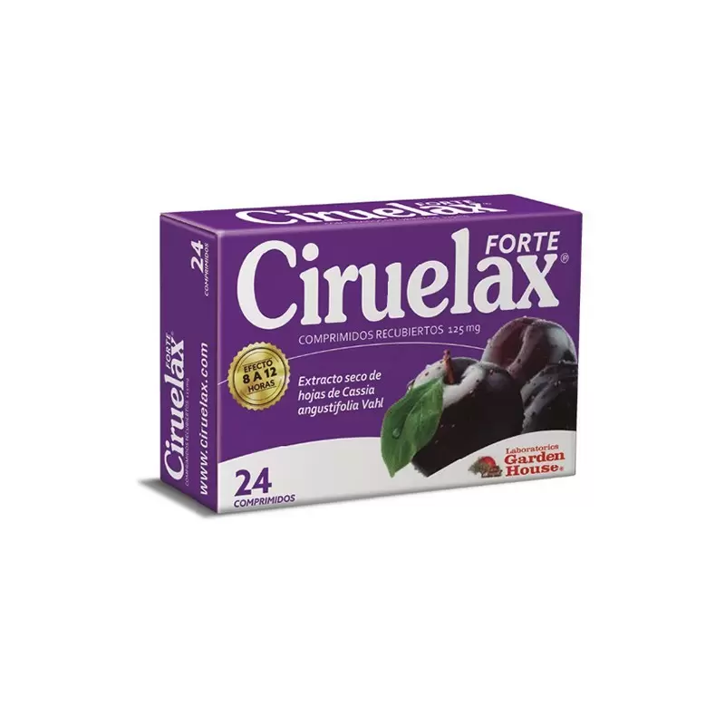 Comprar CIRUELAX FORTE CAJA X 24 COMP REC Con Descuento de 20% en Farmacia y Perfumería Catedral