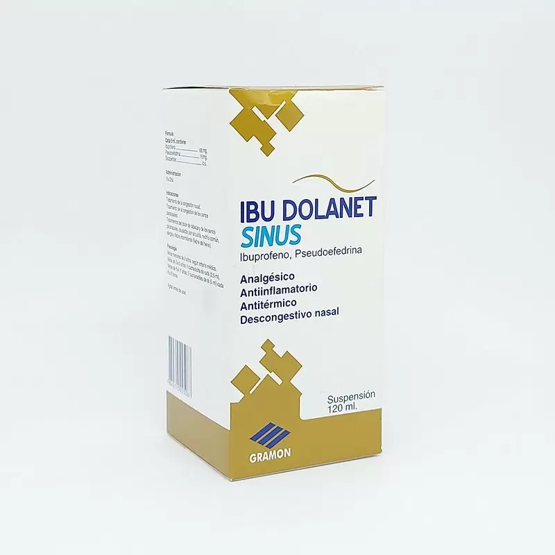 Comprar IBU DOLANET SINUS SUSPENSION FCO X 120 ML Con Descuento de 20% en Farmacia y Perfumería Catedral