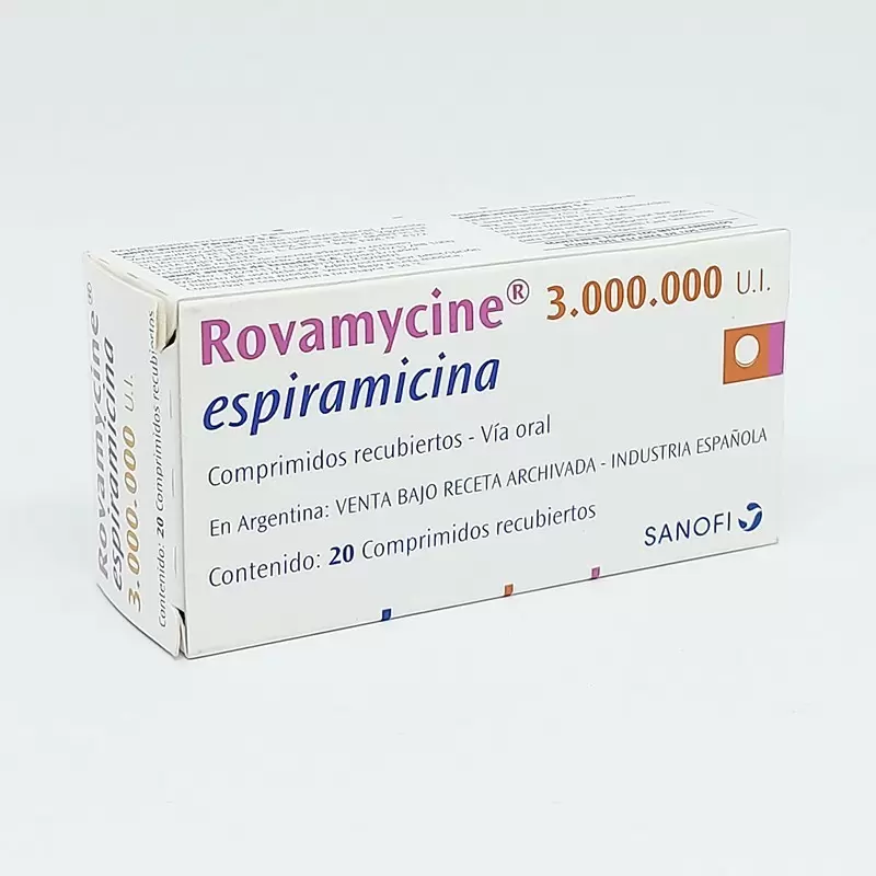 Comprar ROVAMYCINE CAJA X 20 COMP Con Descuento de 20% en Farmacia y Perfumería Catedral