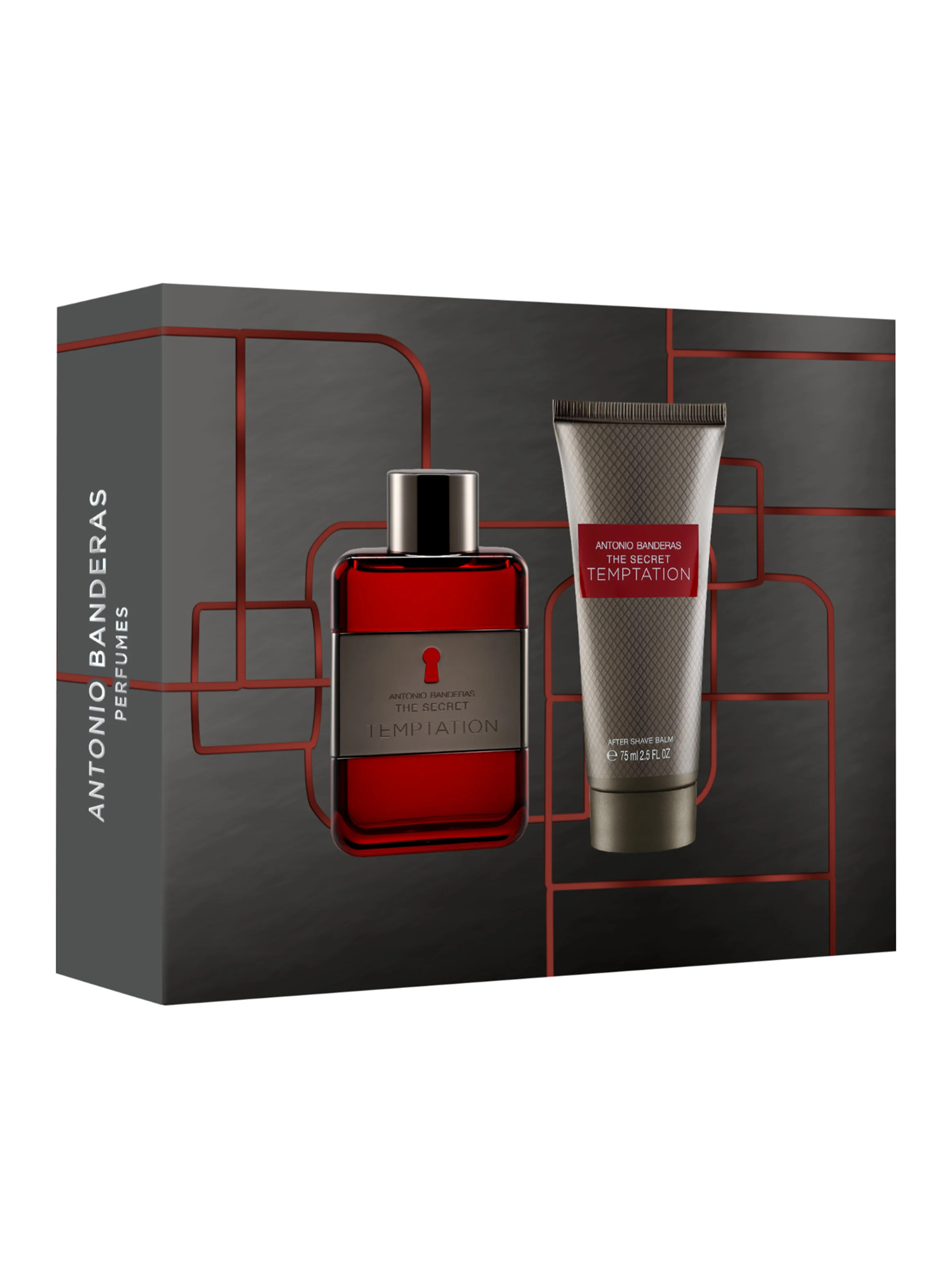  ANTONIO BANDERAS THE SECRET TEMPTATION EAU THE TOILETTE 50ML + AFTER SHAVE 75 ML