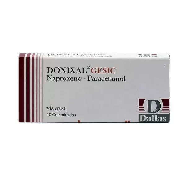 Comprar DONIXAL GESIC CAJA X 10 COMP Con Descuento de 20% en Farmacia y Perfumería Catedral