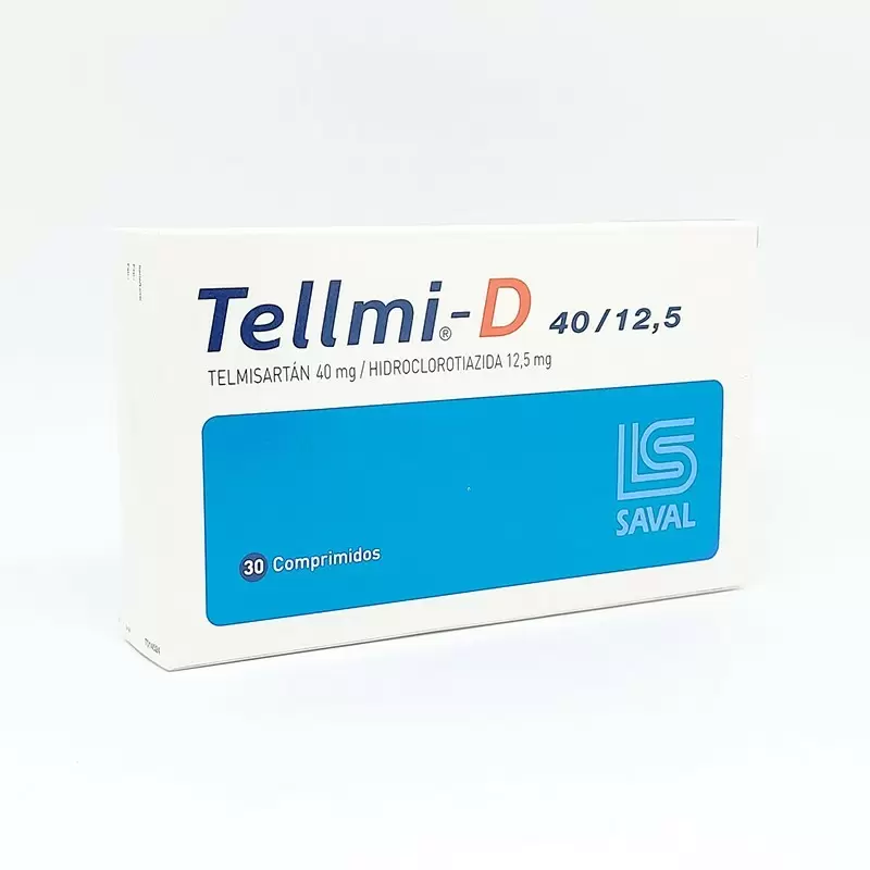 Comprar TELLMI- D 40/12,5 CAJA X 30 COMP REC Con Descuento de 20% en Farmacia y Perfumería Catedral
