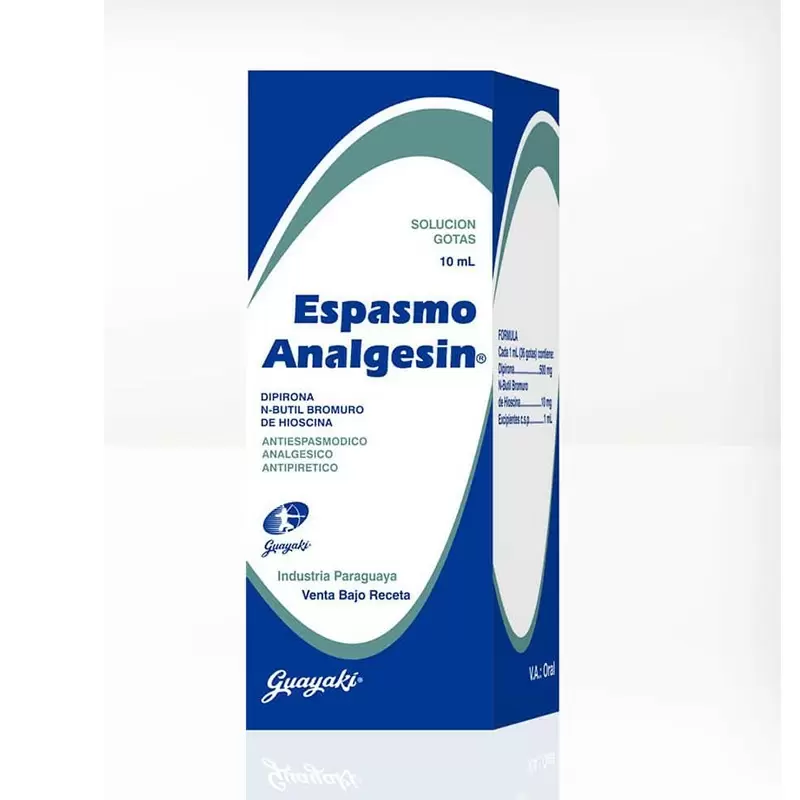 Comprar ESPASMO ANALGESIN FCO X 10 ML Con Descuento de 20% en Farmacia y Perfumería Catedral