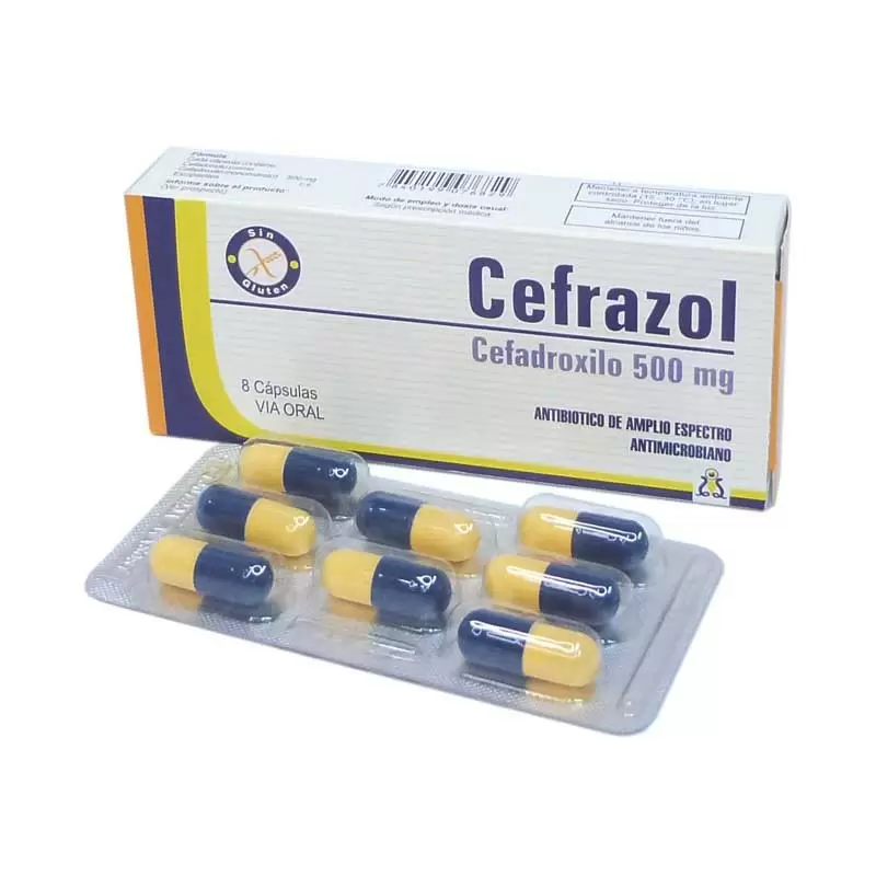 Comprar CEFRAZOL CAJA X 8 COMP Con Descuento de 20% en Farmacia y Perfumería Catedral