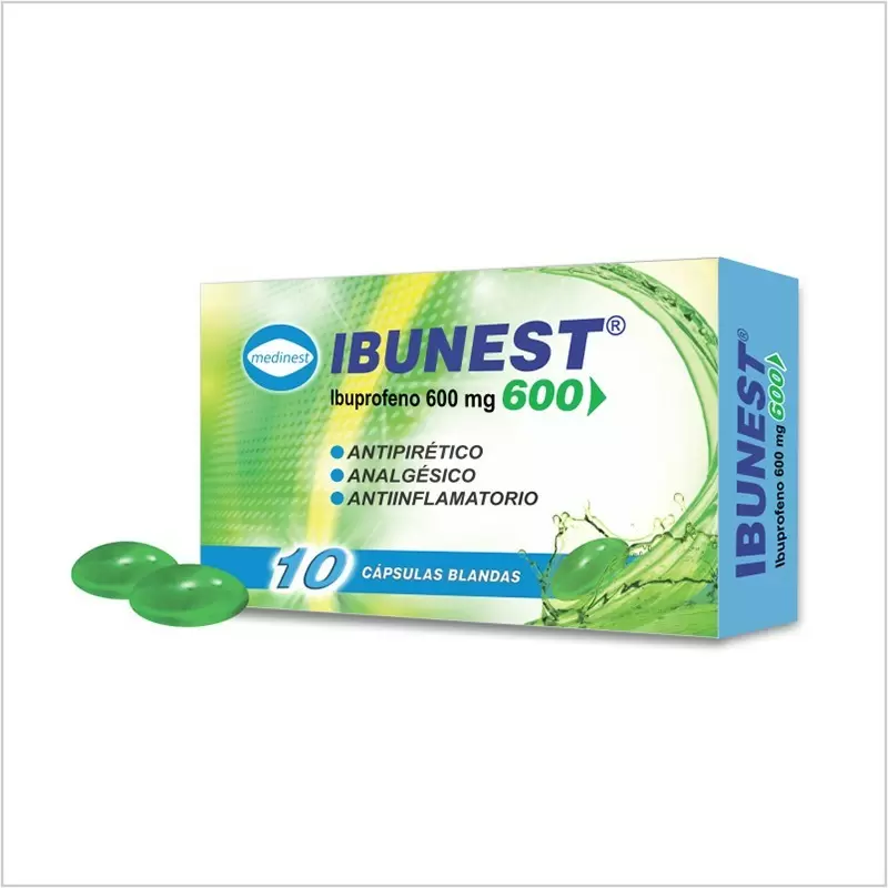 Comprar IBUNEST 600 CB CAJA X 10 CAPS Con Descuento de 20% en Farmacia y Perfumería Catedral