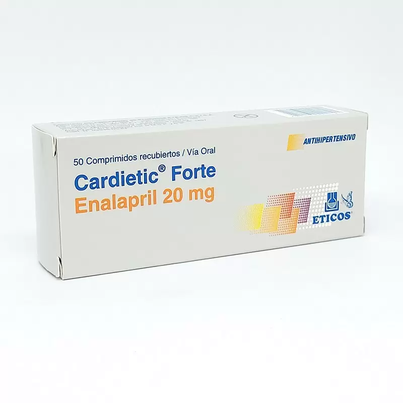 Comprar CARDIETIC FORTE 20 MILIGRAMOS CAJA X 50 COMP Con Descuento de 20% en Farmacia y Perfumería Catedral