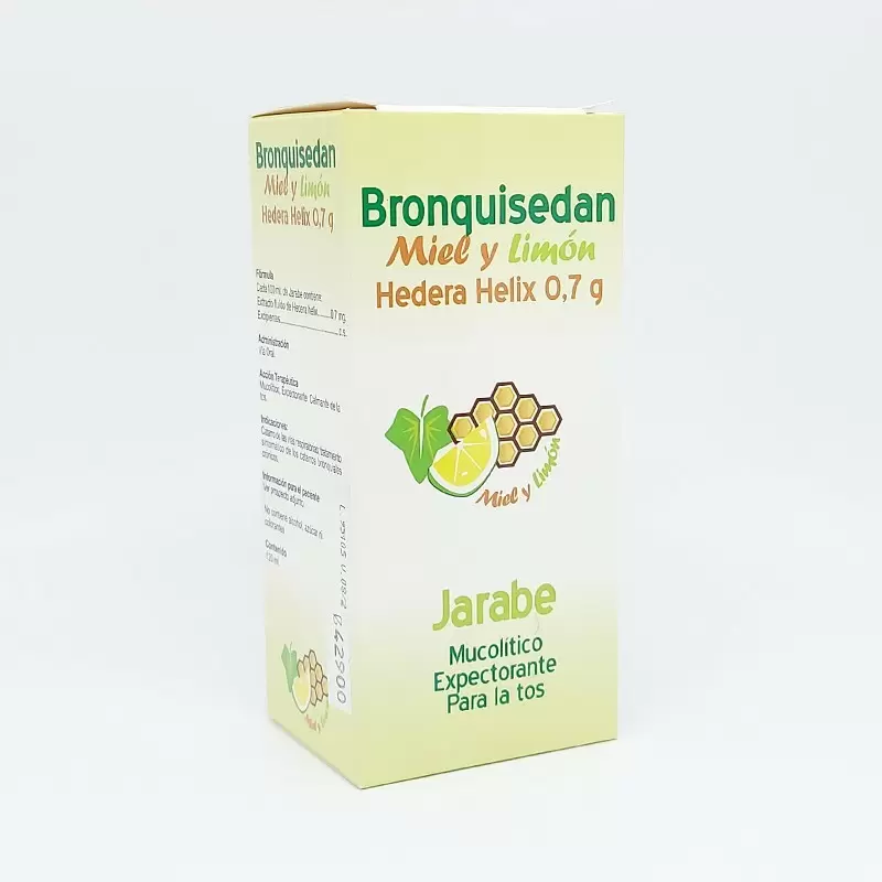  BRONQUISEDAN MIEL Y LIMON JBE. FCO X 120 ML