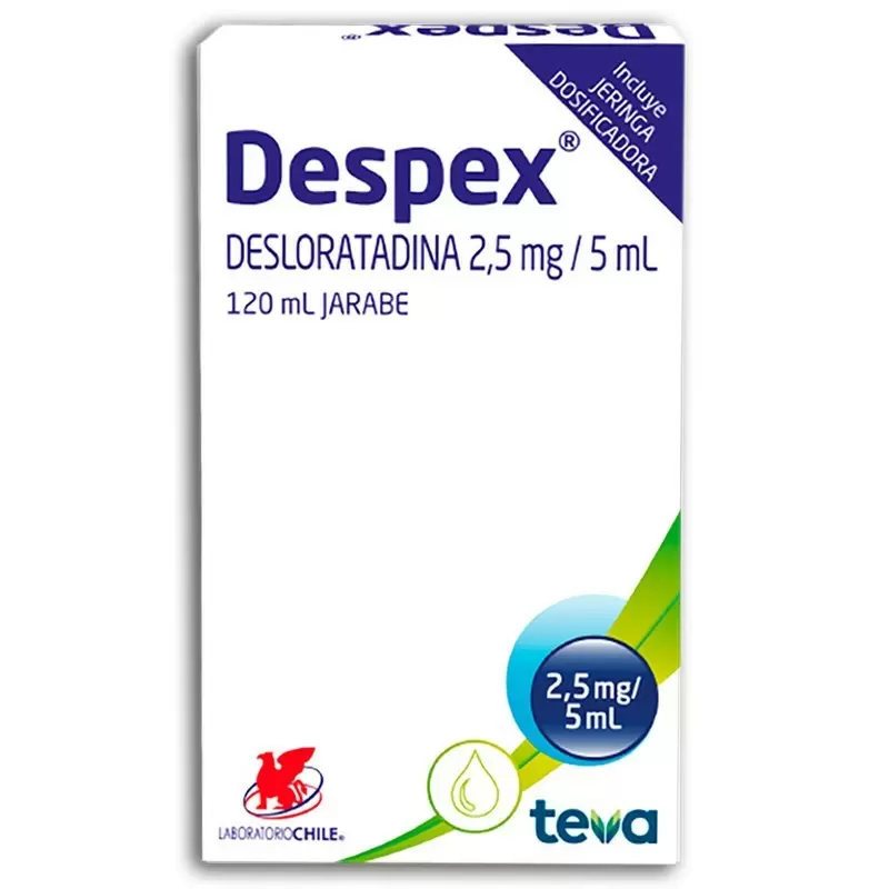  DESPEX 2,5 MG JARABE FCO X 120 ML