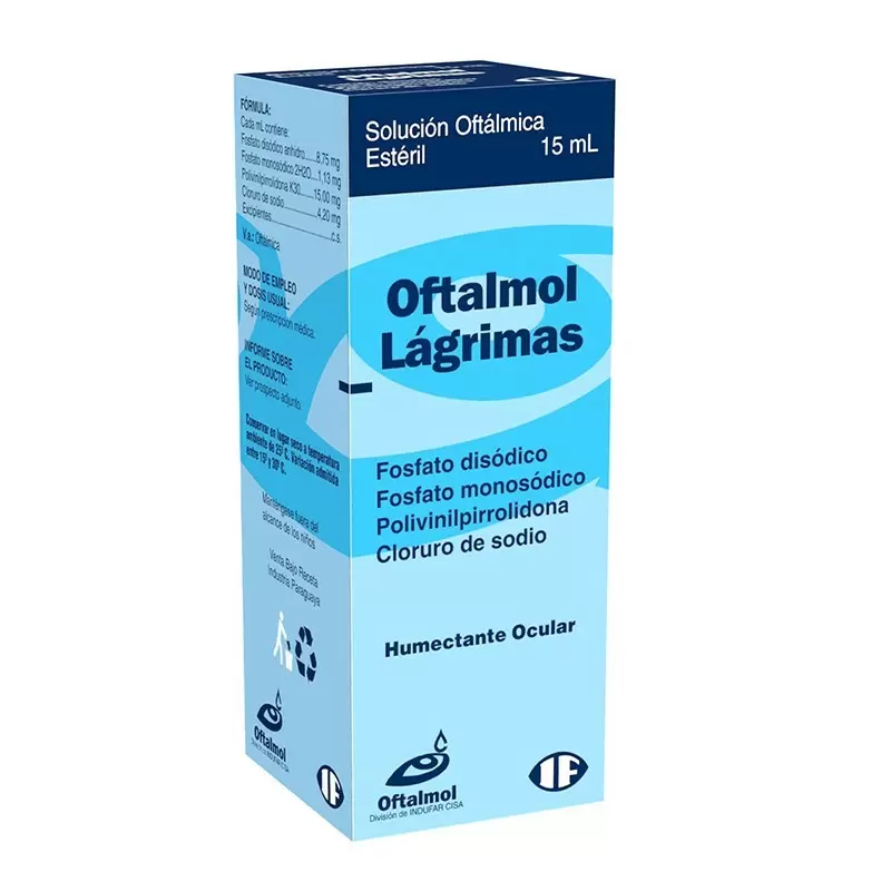 OFTALMOL LAGRIMAS SOL.OFT. FCO X 15 ML
