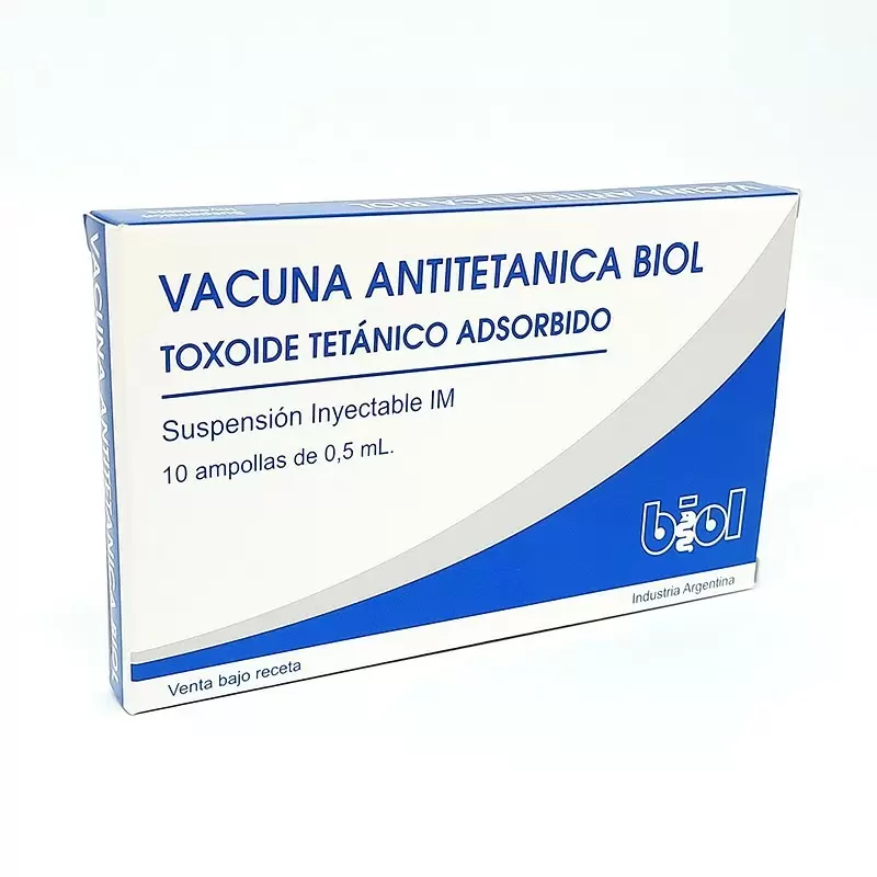  VACUNA ANTITETANICA BIOL CAJA X 10 AMP