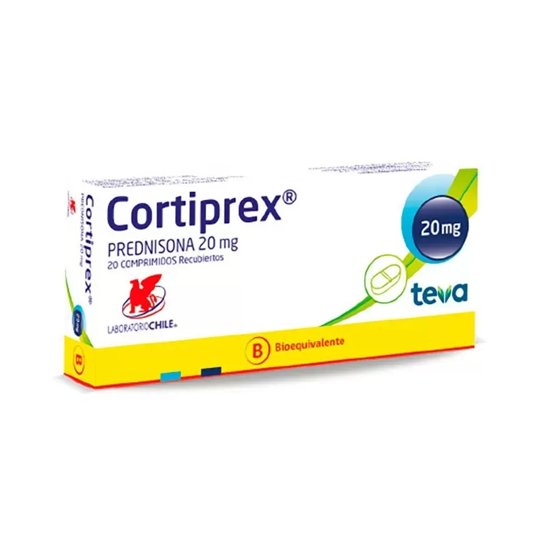 Comprar CORTIPREX 20 MILIGRAMOS CAJA X 20 COMP Con Descuento de 20% en Farmacia y Perfumería Catedral