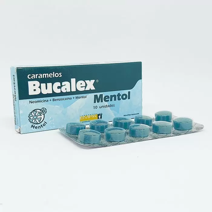 BUCALEX MENTOL CAJA X 10 CARAM
