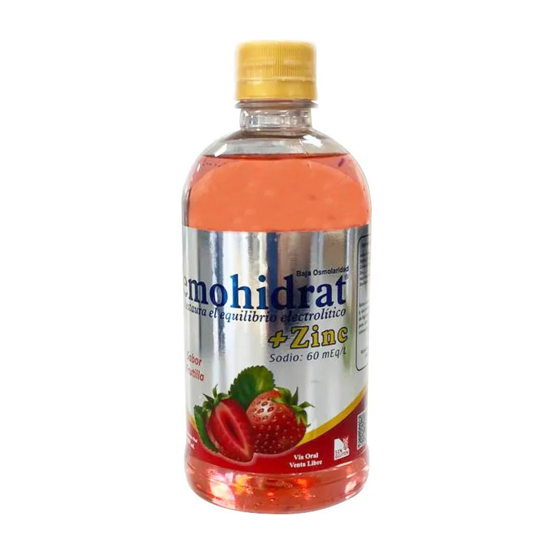  HEMOHIDRAT+ZINC SABOR FRUTILLA - 500ML