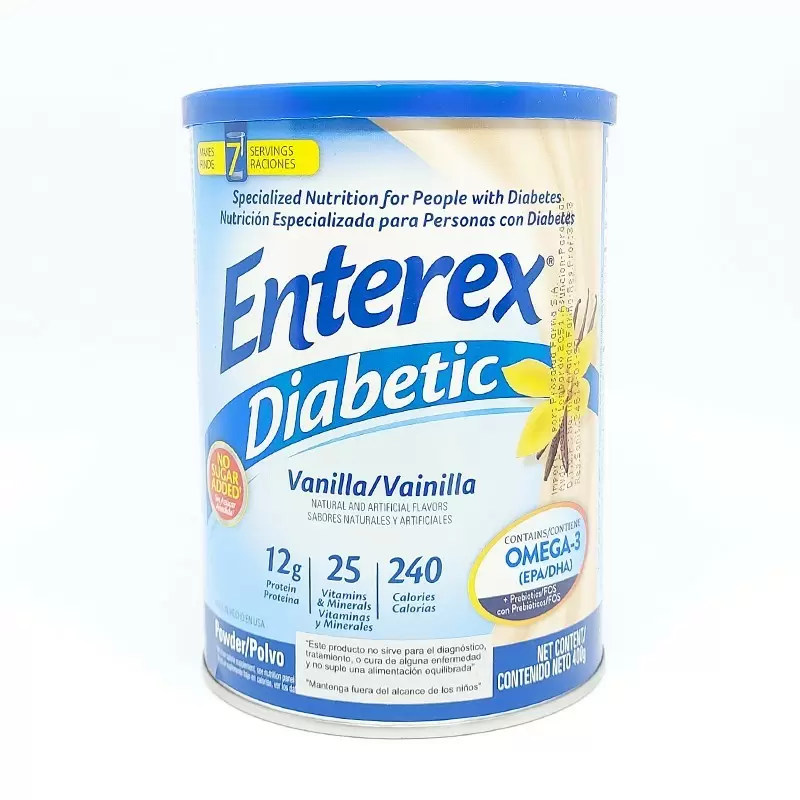  ENTEREX DIABETIC VAINILLA FCO X 400 GR