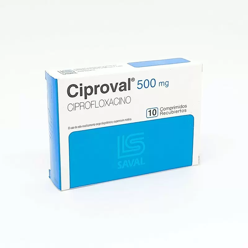 Comprar CIPROVAL 500 MG CAJA X 10 COMP Con Descuento de 20% en Farmacia y Perfumería Catedral