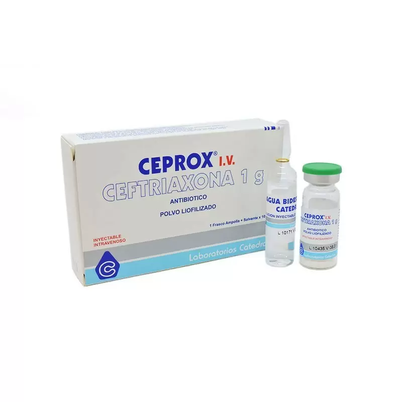 CEPROX 1G INTRAVENOSO CAJA X 1 AMP+SOLV