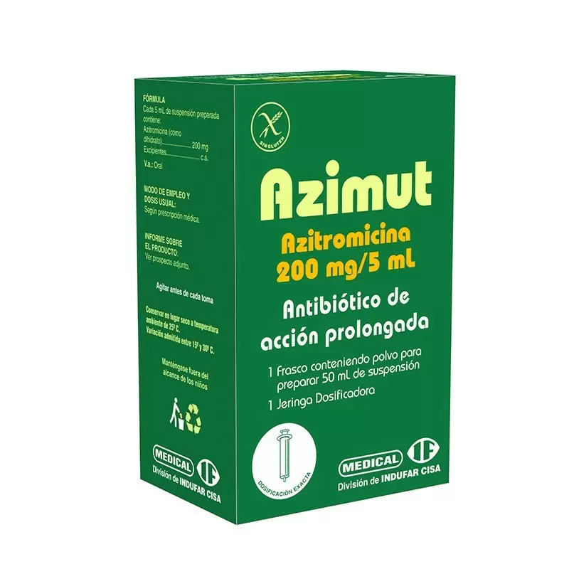 Comprar AZIMUT SUSPENSION FCO X 50 ML Con Descuento de 20% en Farmacia y Perfumería Catedral