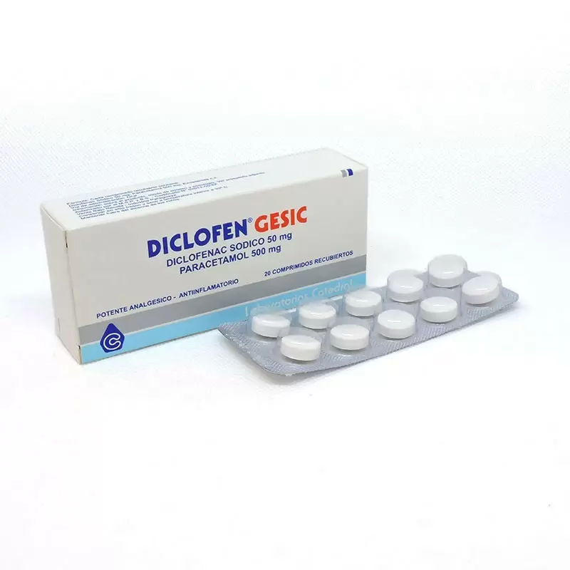 Comprar DICLOFEN GESIC CAJA X 20 COMP Con Descuento de 40% en Farmacia y Perfumería Catedral