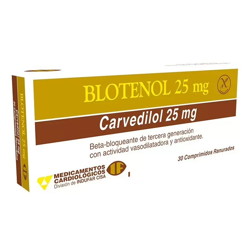 Comprar BLOTENOL CAJA X 30 COMP Con Descuento de 20% en Farmacia y Perfumería Catedral