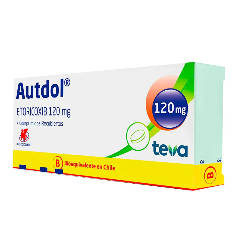  AUTDOL 120 CAJA X 7 COMPRIMIDOS RECUBIERTOS