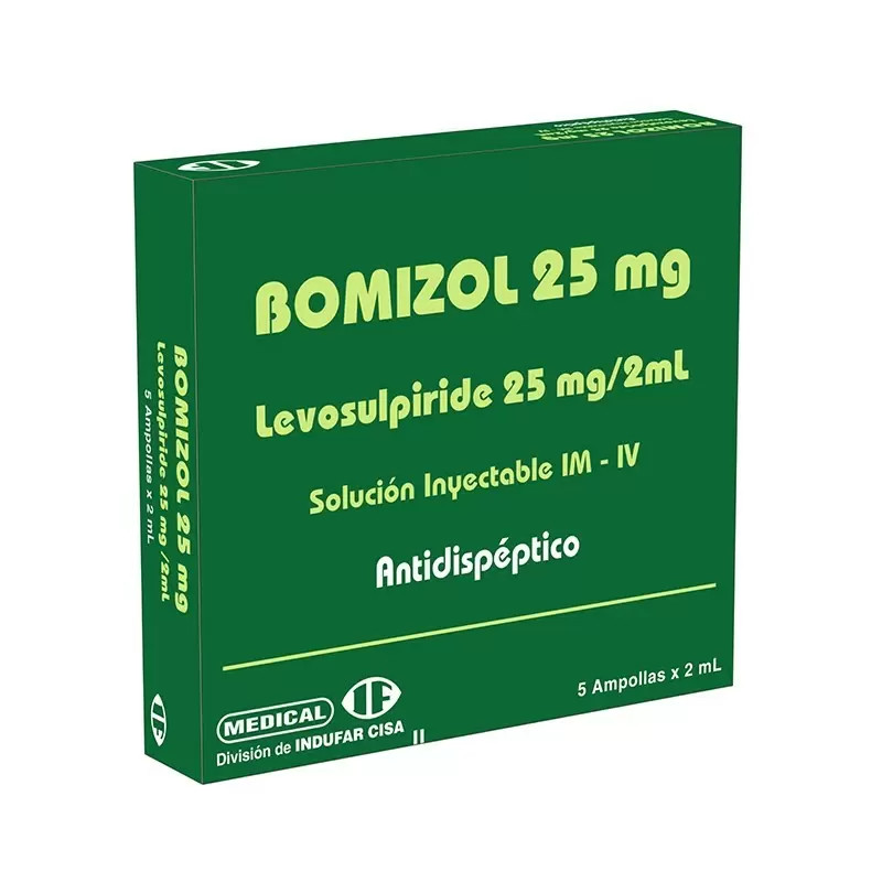  BOMIZOL 25 MG CAJA X 5 AMP