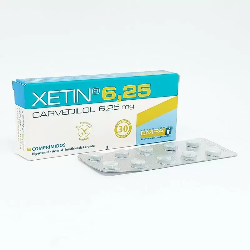Comprar XETIN 6,25 MG CAJA X 30 COMP Con Descuento de 20% en Farmacia y Perfumería Catedral