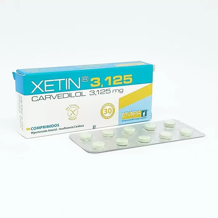 Comprar XETIN 3,125 MG CAJA X 30 COMP Con Descuento de 20% en Farmacia y Perfumería Catedral