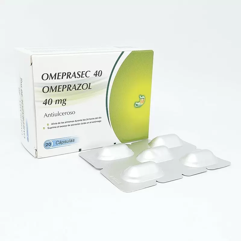 Comprar OMEPRASEC 40 MG CAJA X 20 CAPS Con Descuento de 20% en Farmacia y Perfumería Catedral