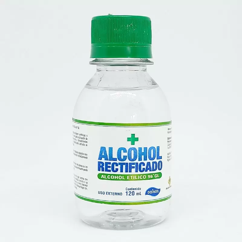 ALCOHOL  RECTIFICADO FCO X 120 ML