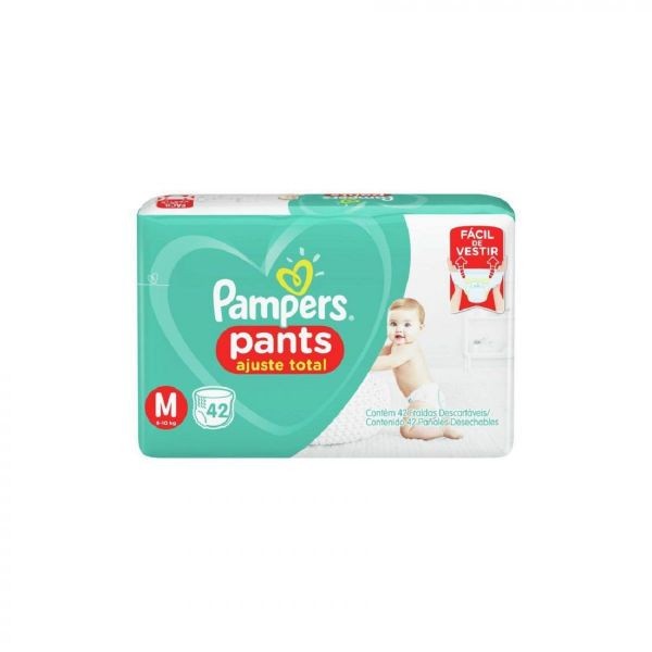  PAMPERS PANTS MED PAQ X 42 UNID