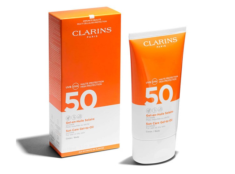 Comprar CLARINS 4391 SUNCARE BODY GEL SPF50 150ML Fco Con Descuento de 25% en Farmacia y Perfumería Catedral