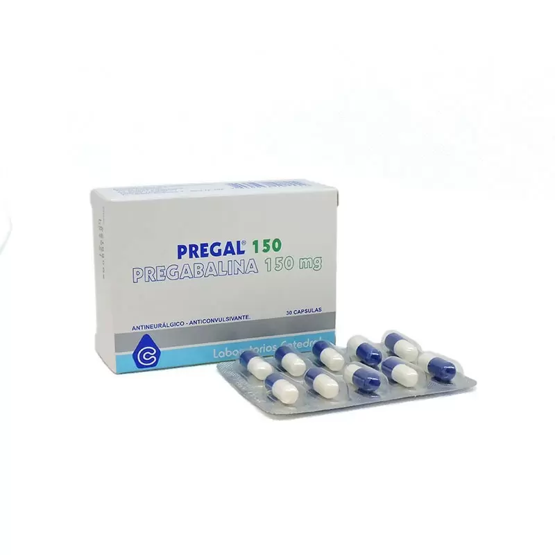  PREGAL 150 MG CAJA X 30 CAPS