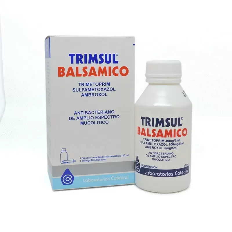 Comprar TRIMSUL BALSAMICO JARABE FCO X 100 ML Con Descuento de 30% en Farmacia y Perfumería Catedral