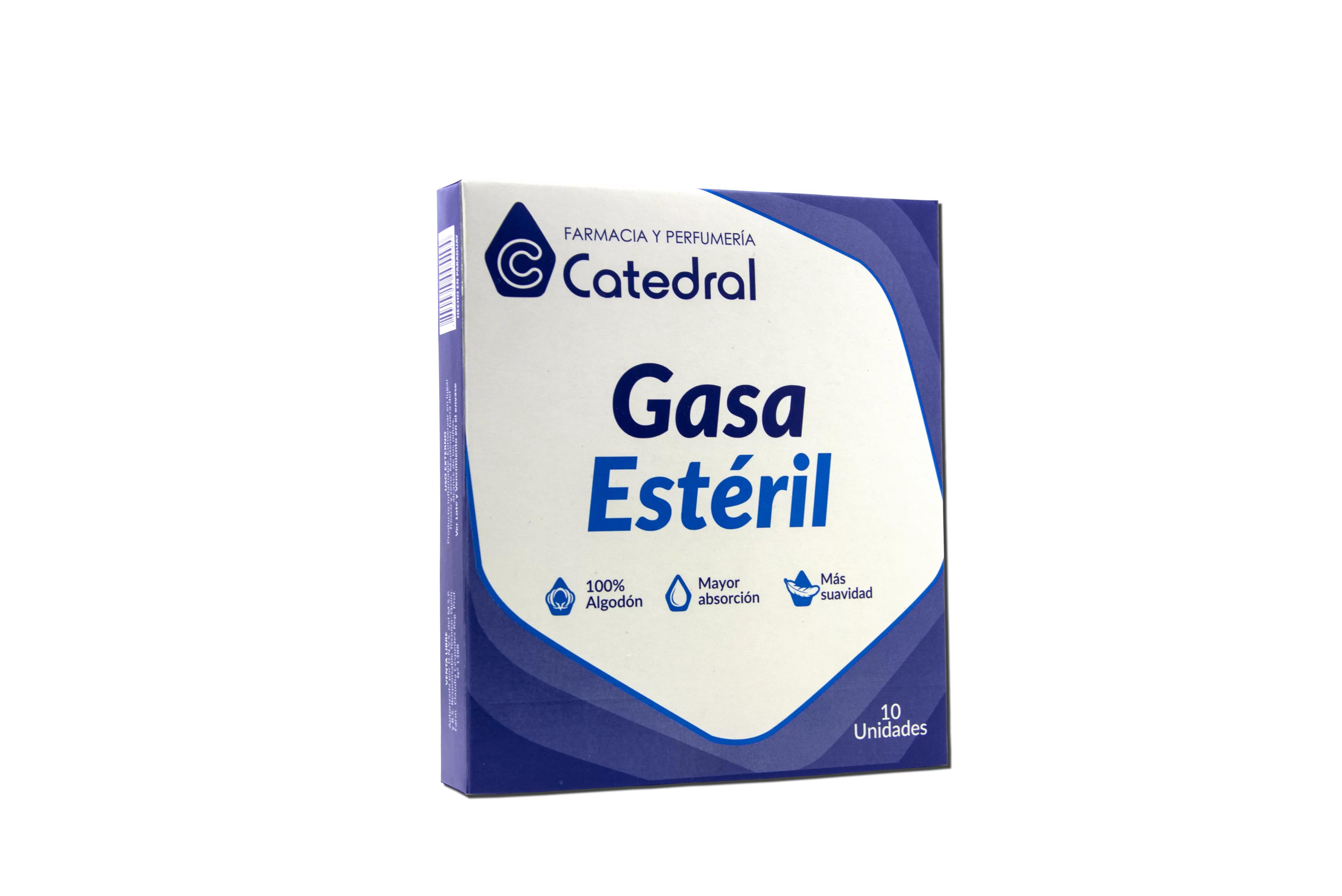 CATEDRAL GASA ESTERIL CJ X 10 UNID
