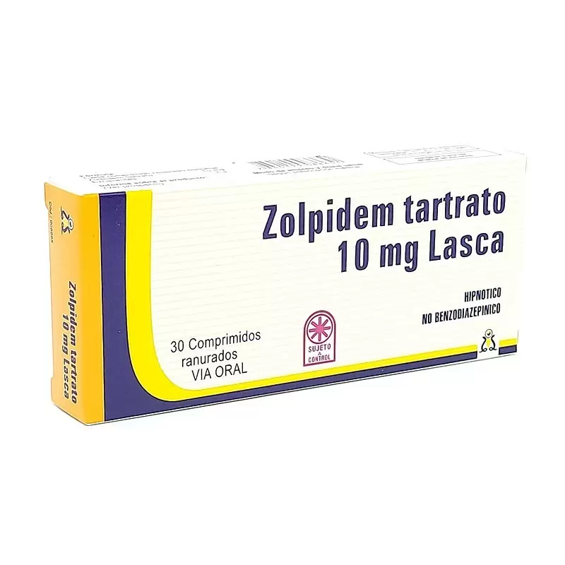 Comprar ZOLPIDEM LASCA 10 MG CAJA X 30 COMP Con Descuento de 20% en Farmacia y Perfumería Catedral