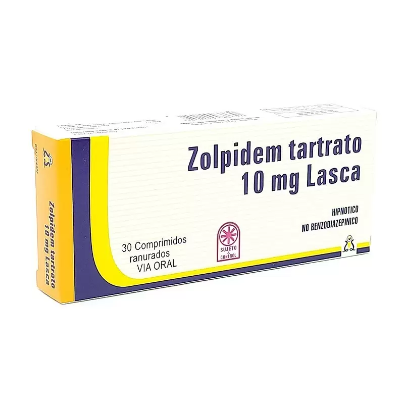  ZOLPIDEM LASCA 10 MG CAJA X 30 COMP