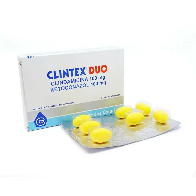Comprar CLINTEX DUO CAJA X 7 OVULOS Con Descuento de 20% en Farmacia y Perfumería Catedral