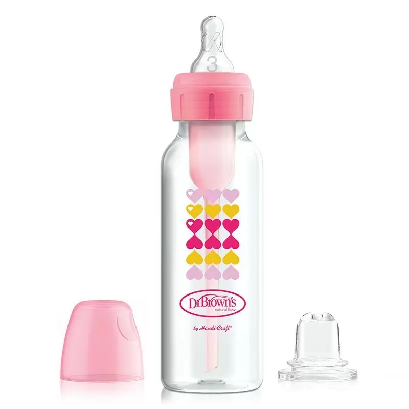 Biberon dr brown¦s natural flow rosa 250 ml BEBE INNOVA