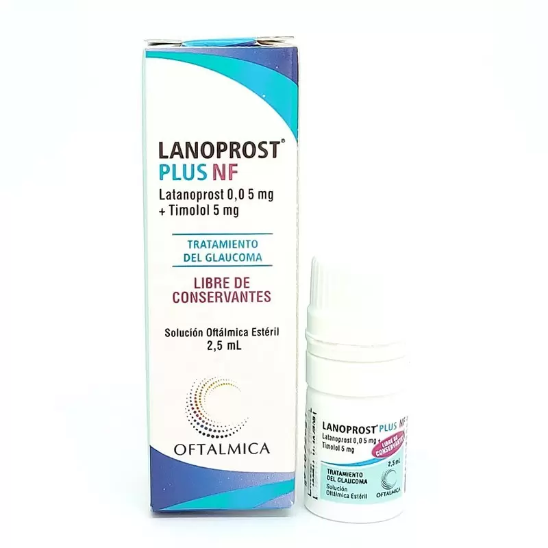 Comprar LANOPROST PLUS NF GOTAS OFT. FCO X 2,5 ML Con Descuento de 20% en Farmacia y Perfumería Catedral