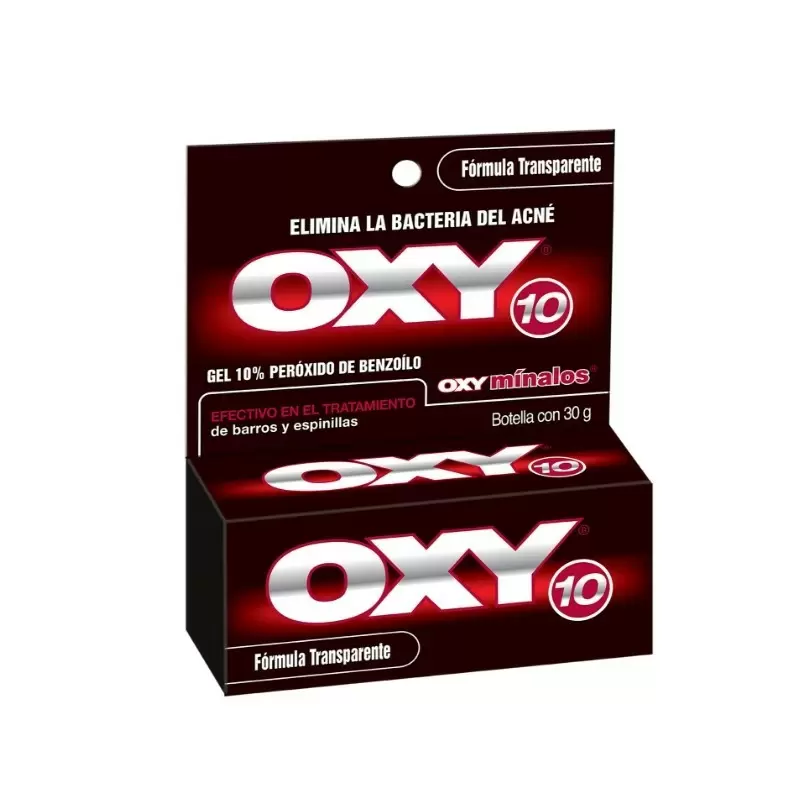 OXY 10 TRANSPARENTE GEL FCO X 30 ML