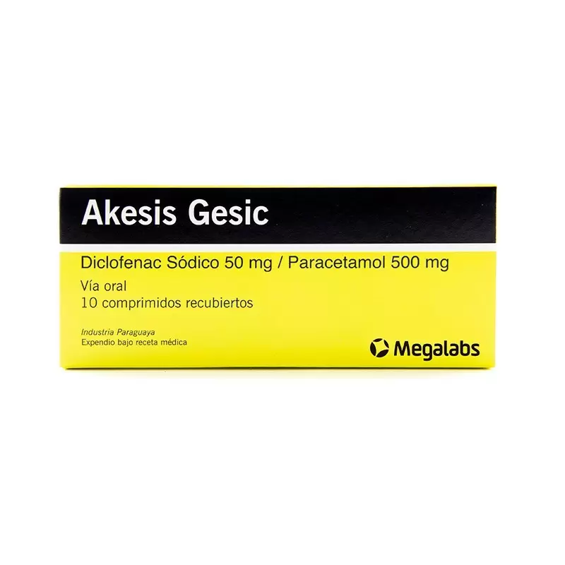 Comprar AKESIS GESIC CAJA X 10 COMP REC Con Descuento de 20% en Farmacia y Perfumería Catedral